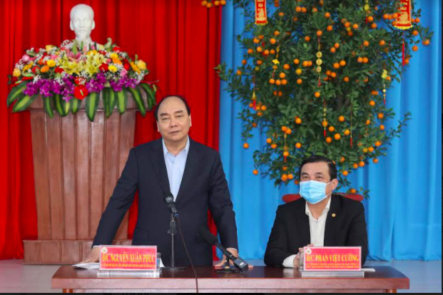 Thủ tướng Nguyễn Xuân Phúc thăm và tặng quà Tết tại Trung tâm Bảo trợ Xã hội, tỉnh Quảng Nam